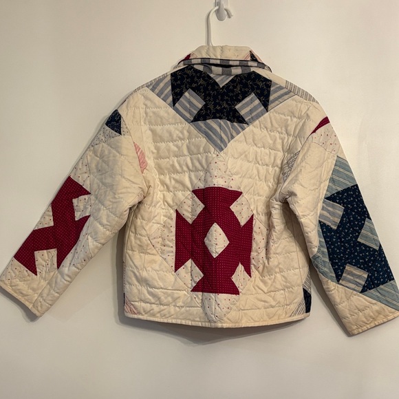 Psychic Outlaw Depression Era Lantern Quilt Patchwork Coat - Picture 9 of 16